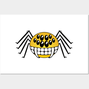 Smiley Spider Posters and Art